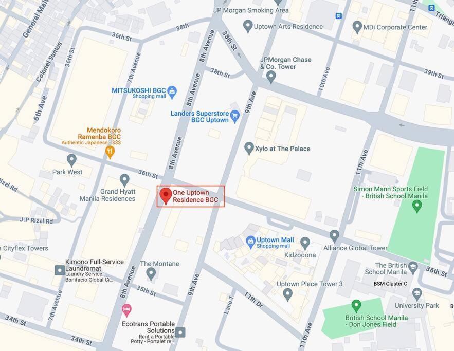 One Uptown Residences Bgc Тагиг Экстерьер фото